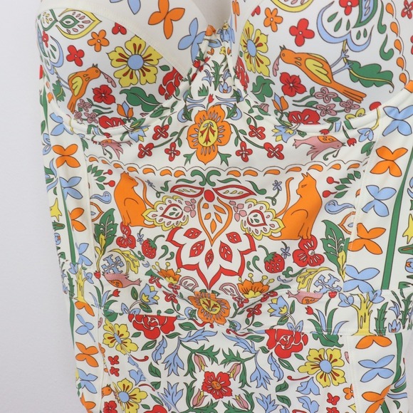 NWT Tory Burch Lipsi Printed One-Piece Swimsuit XL - Picture 6 of 13